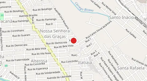 Mapa de Nossa Senhora das Gracas