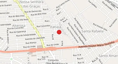 Mapa de Vila Itatiaia