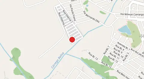 Mapa de Condomínio Residencial Atibaia