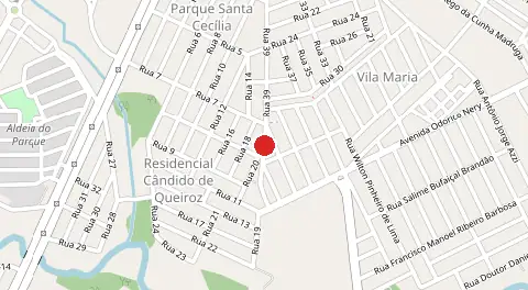 Mapa de Candido de Queiroz