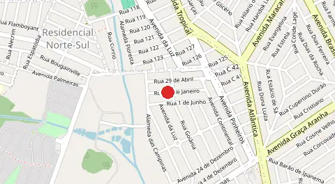 Mapa de Goiania Park Sul