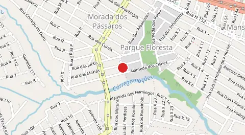 Mapa de Morada dos Passaros