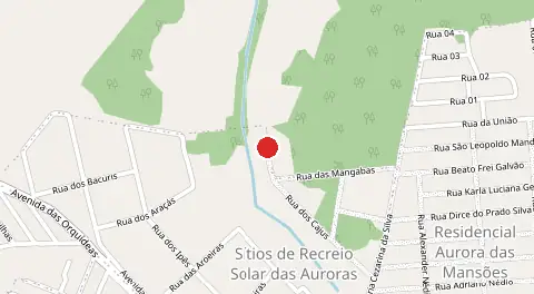 Mapa de Recreio Solar das Auroras