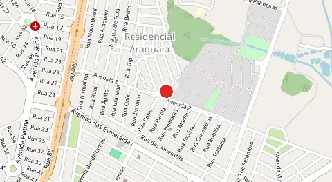 Mapa de Araguaia