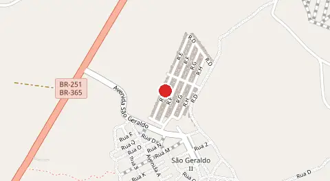 Mapa de Residencial Montes Claros
