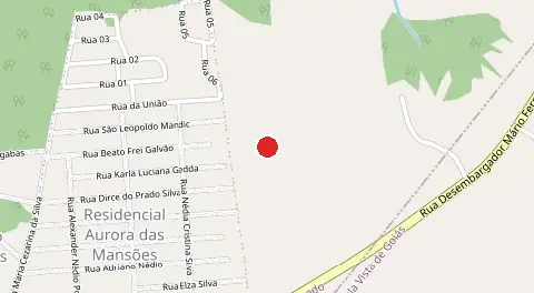 Mapa de Córrego Fundo