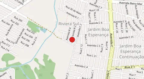 Mapa de Riviera Sul
