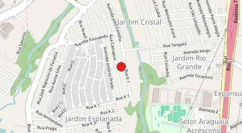 Mapa de Pontal Sul Acrescimo