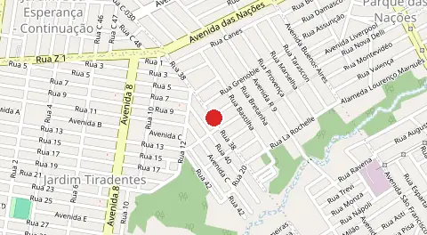 Mapa de Campos Eliseos