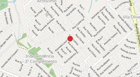 Mapa de Vila Oliveira