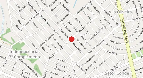 Mapa de Pontal Sul