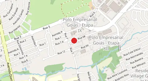 Mapa de Polo Industrial de Goias