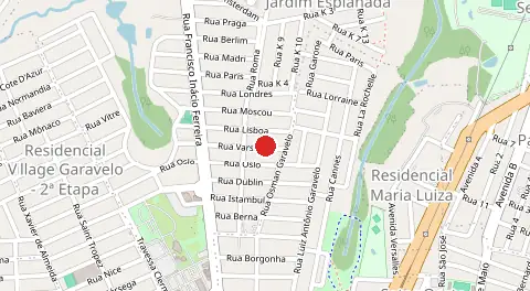 Mapa de Solar Central Park