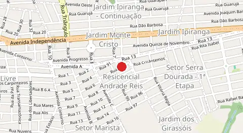 Mapa de Andrade Reis