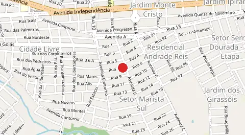 Mapa de Marista Sul