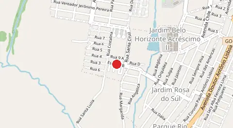 Mapa de Chácaras Santa Luzia