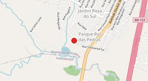Mapa de Rio das Pedras