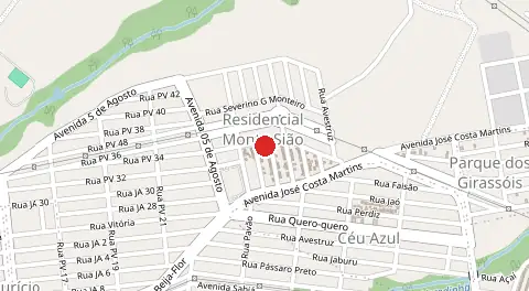 Mapa de Solar Monte Siao