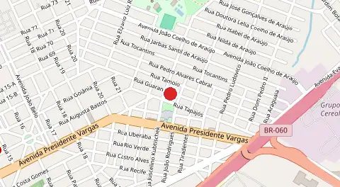 Mapa de Santo Antônio de Lisboa