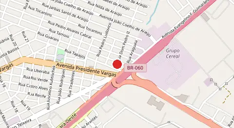 Mapa de Residencial dos Buritis