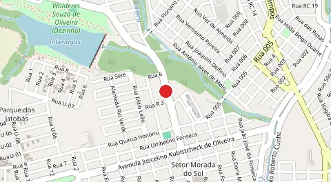 Mapa de Residencial Araguaia