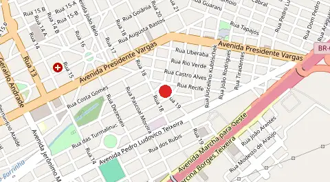 Mapa de Nova Vila Maria