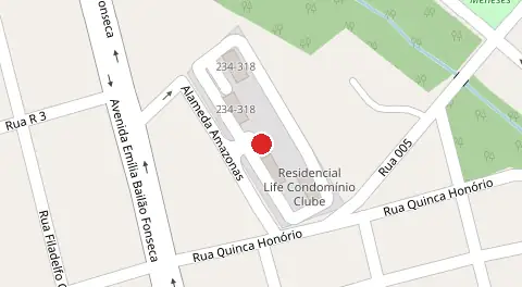 Mapa da localização