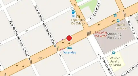 Mapa da localização