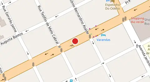 Mapa da localização