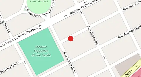 Mapa da localização
