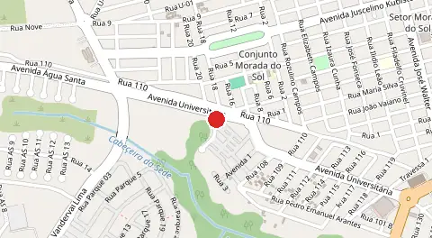 Mapa de Residencial Yes Park