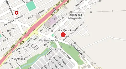Mapa de Vila Mutirao
