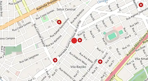 Mapa de Vila Santo Antônio