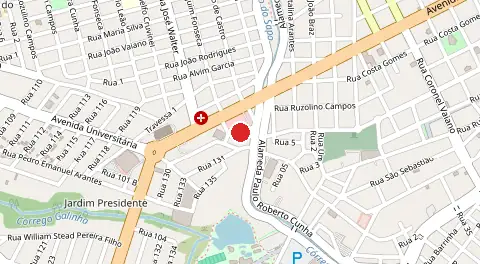 Mapa de Jardim Vitória Regia