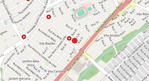 Mapa de Vila Amalia