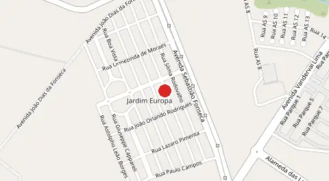 Mapa de Residencial Jardim Europa