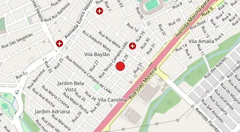 Mapa de Vila Carolina