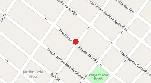 Mapa da localização