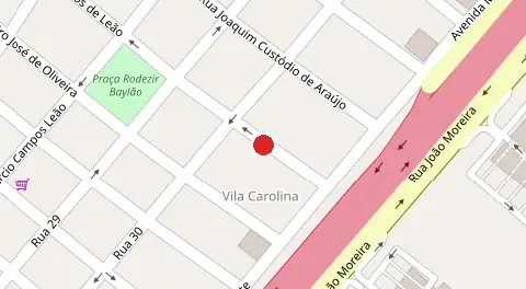 Mapa da localização