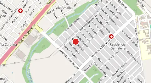 Mapa de Parque Gameleira