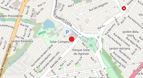 Mapa de Parque dos Buritis