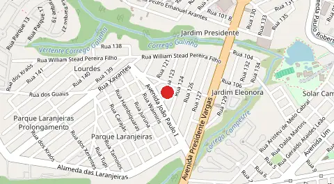 Mapa de Bairro Laranjeiras