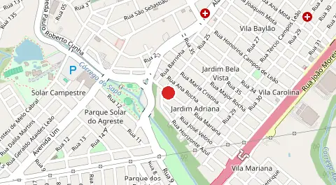 Mapa de Jardim Adriana