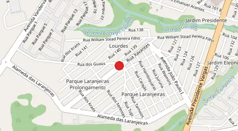 Mapa de Parque das Laranjeiras