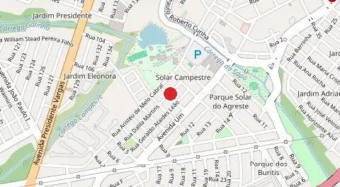 Mapa de Solar Campestre