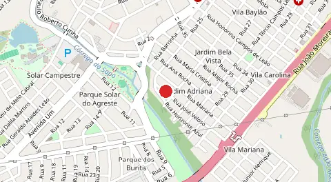 Mapa de Vila Adriana