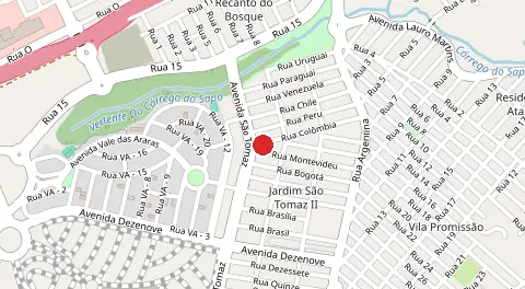 Mapa de Parque das Paineiras