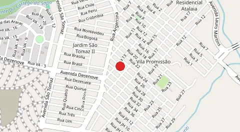 Mapa de Bairro Santa Cruz