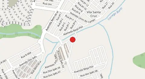 Mapa de Residencial Portal dos Ipes