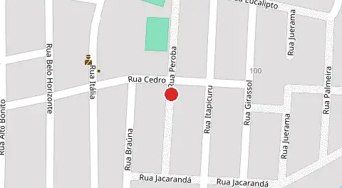 Mapa da localização